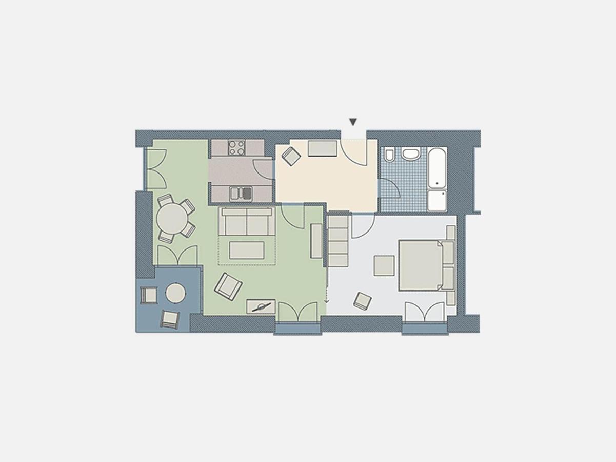 Kaiservillen Heringsdorf - Ferienwohnung Mit 1 Schlafzimmer Und Terrasse D102 Exterior photo